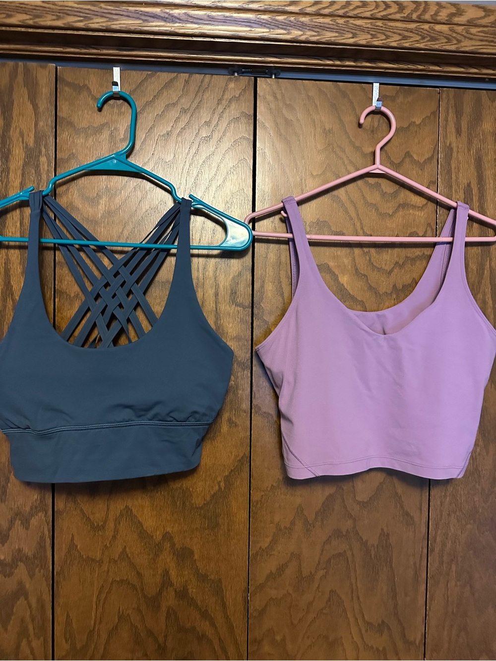TWO EUC SIZE 12 LULULEMON PIECES, 1 align tank 1 free to move bra